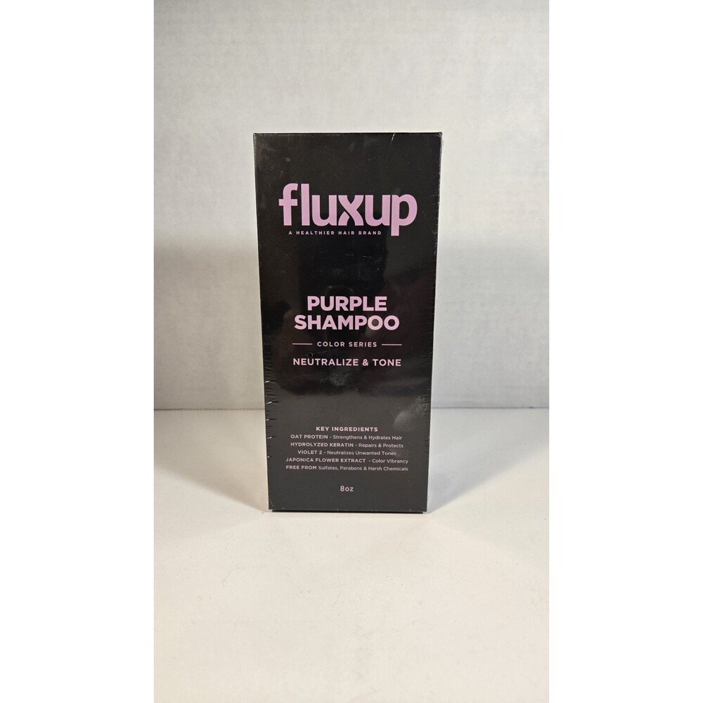 Fluxup Color Series Purple Shampoo Toning Color Protection Sulfate-Free 8 oz